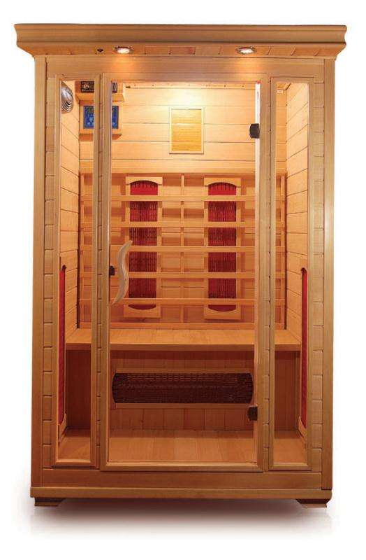 Деревянная сауна на 2 персоны из канадского красного кедра