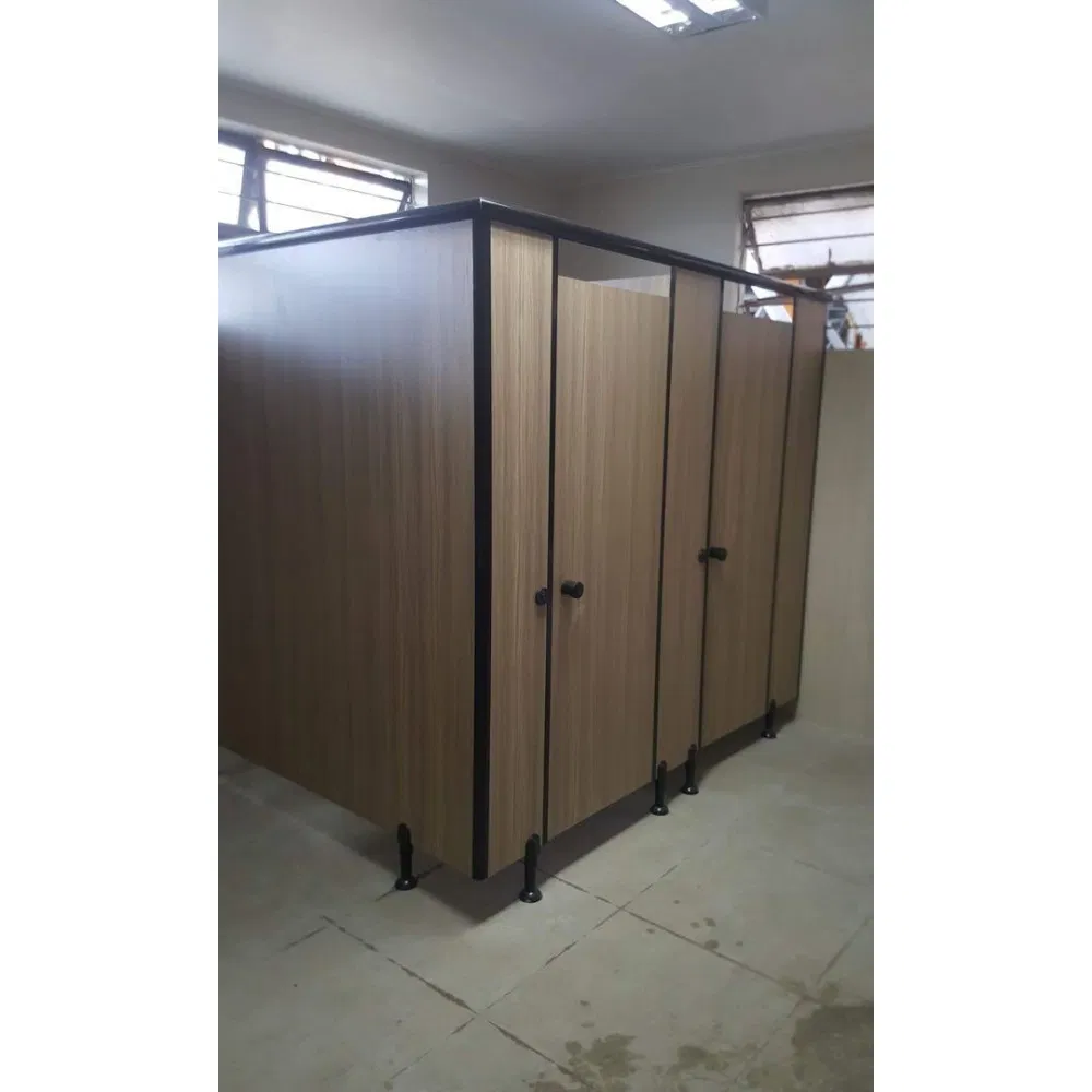 Custom Sizes Full Height Phenolic Board Commercial Bathroom HPL Panel Toilet Cubicle Partition Board