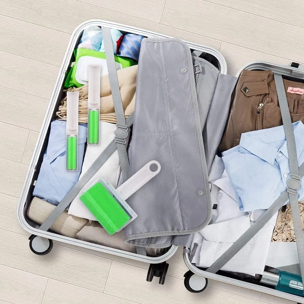 Factory-Supplied Portable Plastic Brush and Lint Roller Sticky and Washable Clothes Cleaner for Pet Hair Removal