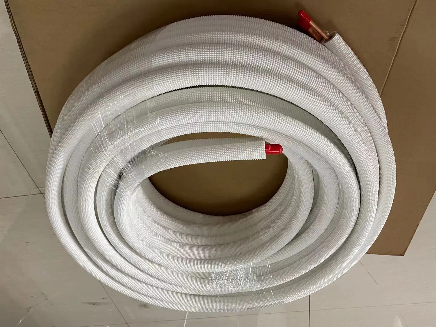 1/4 3/8 1/2 3/4 Insulated Pair Coil Copper Tube / Pipe