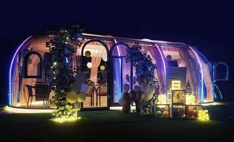 Beautiful Design Transparent Clear Dome Houses Smart Star Room Bubble Dome Tent Oval