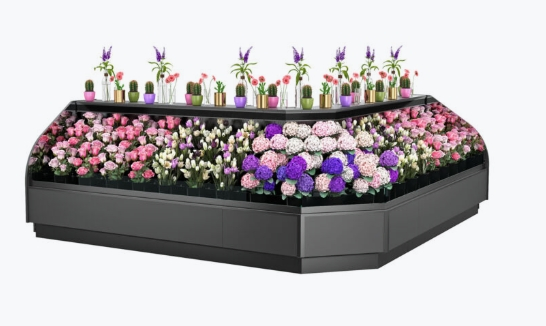 Elegant Flower Display Solutions for Supermarkets and Convenience Stores