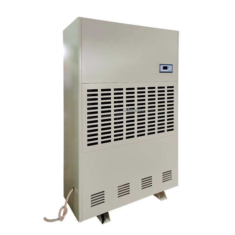 960L/D More Bigger Heat Exchanger Industrial Dehumidifer Timer Function for Parking Lot
