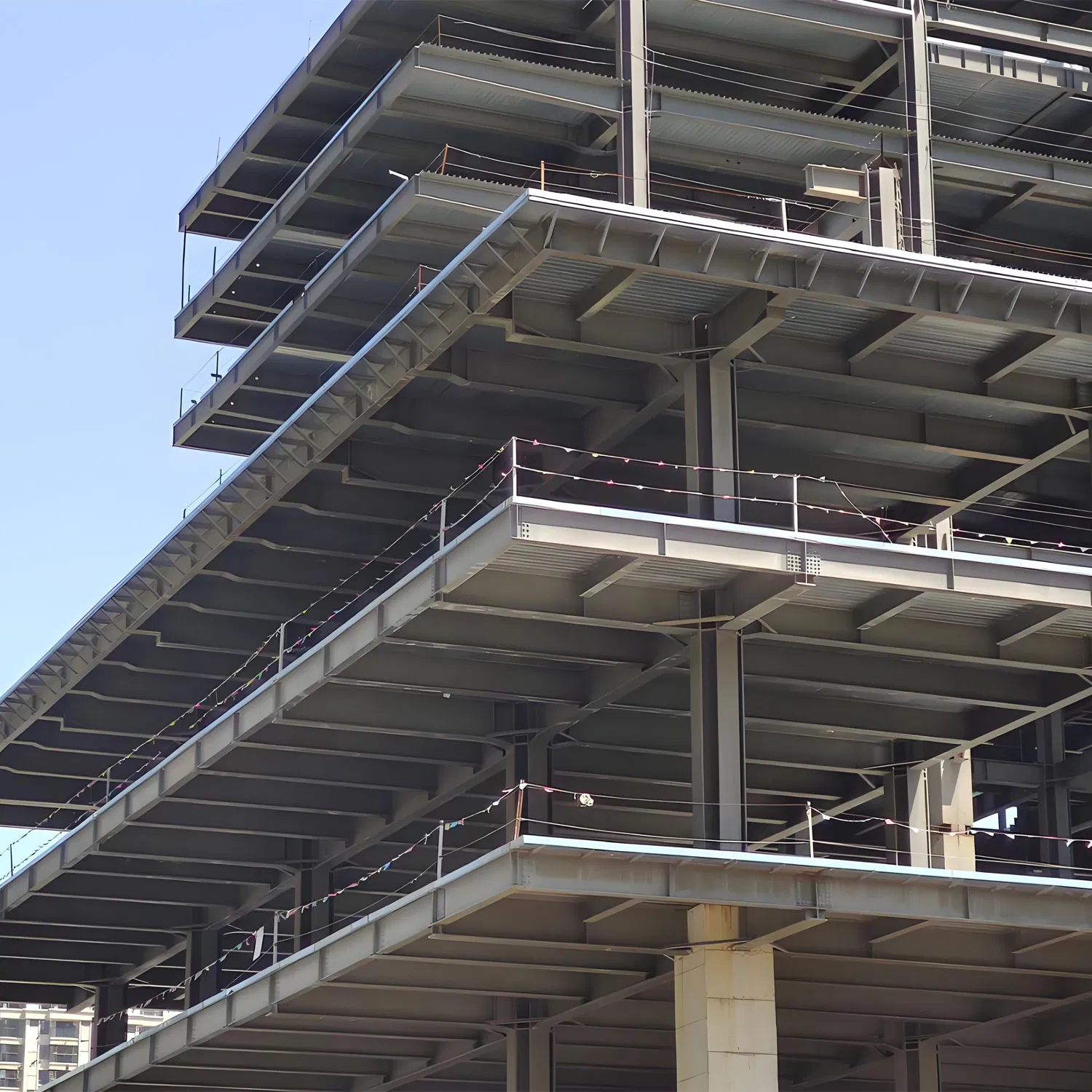 There Are Various Types of Multi Story Steel Structure Buildings, Covering High-Rise Residential Buildings, Office Buildings, Commercial Complexes, Industrial P