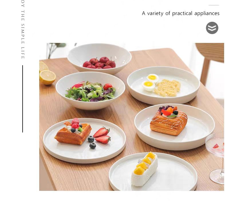 Artistic Sphere Ceramic Dinnerware Set for Stylish Dining