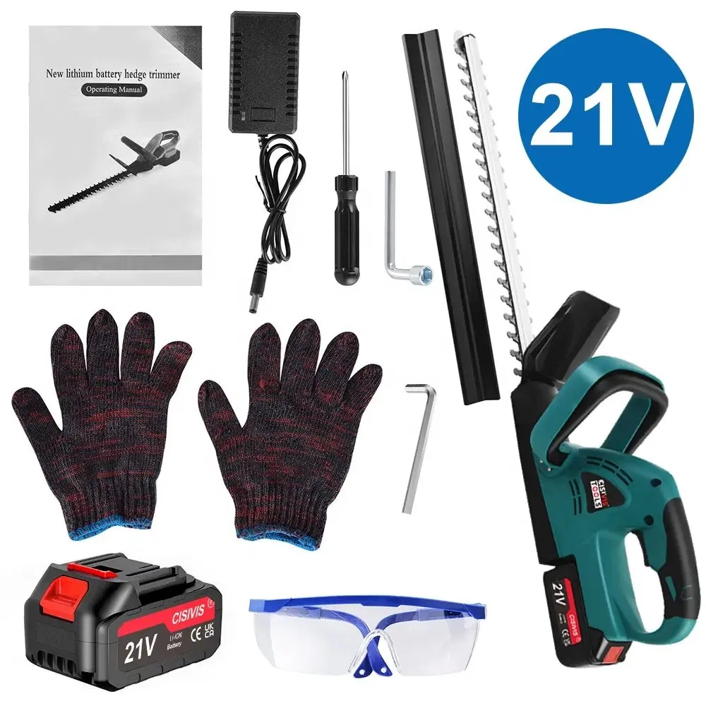 "Efficient Brushless Hedge Trimmer - Cordless Electric Garden Shrub Cutter"