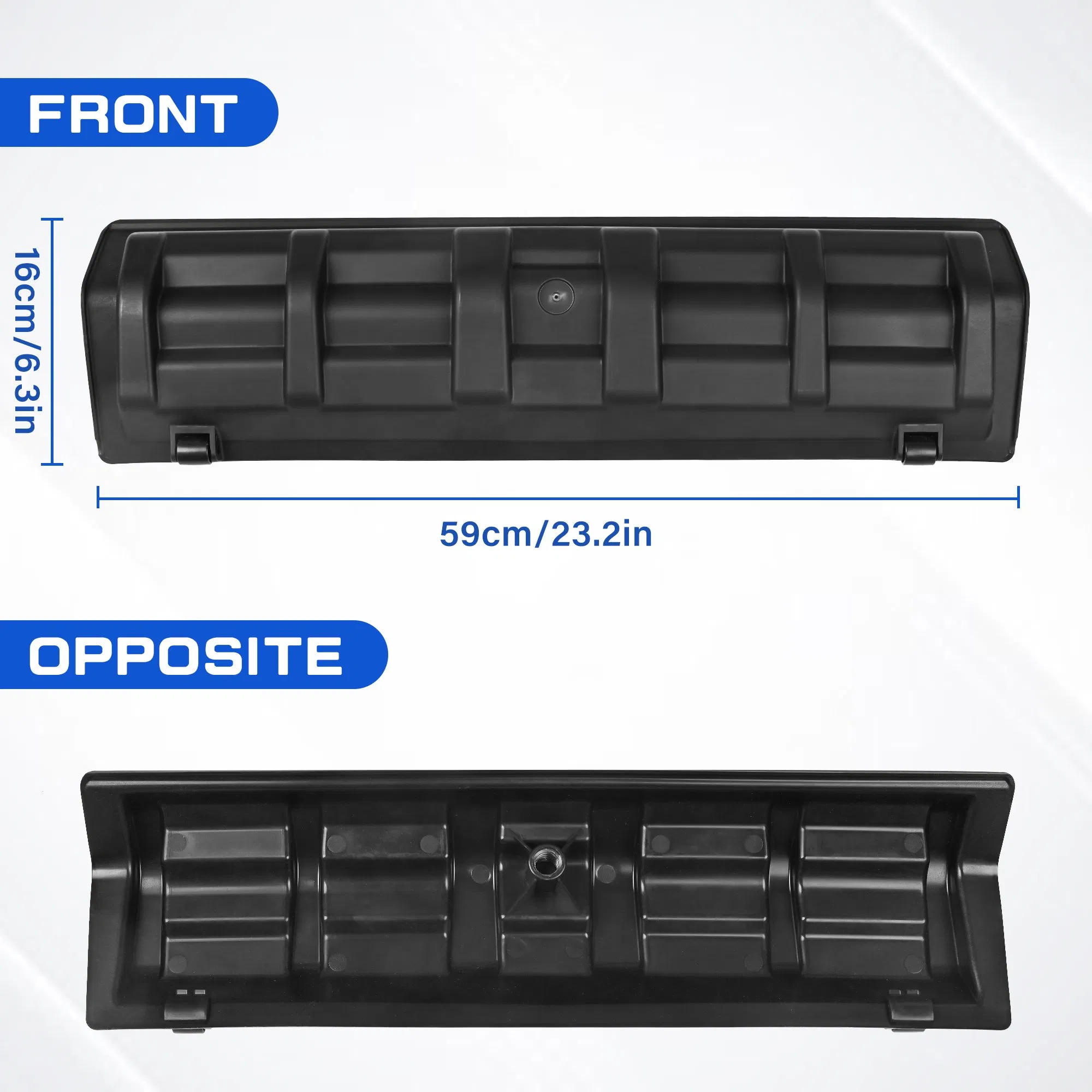 24 Inch Wide Roof Snow Scraper Built-in Wheels with Telescopic Aluminum Pole