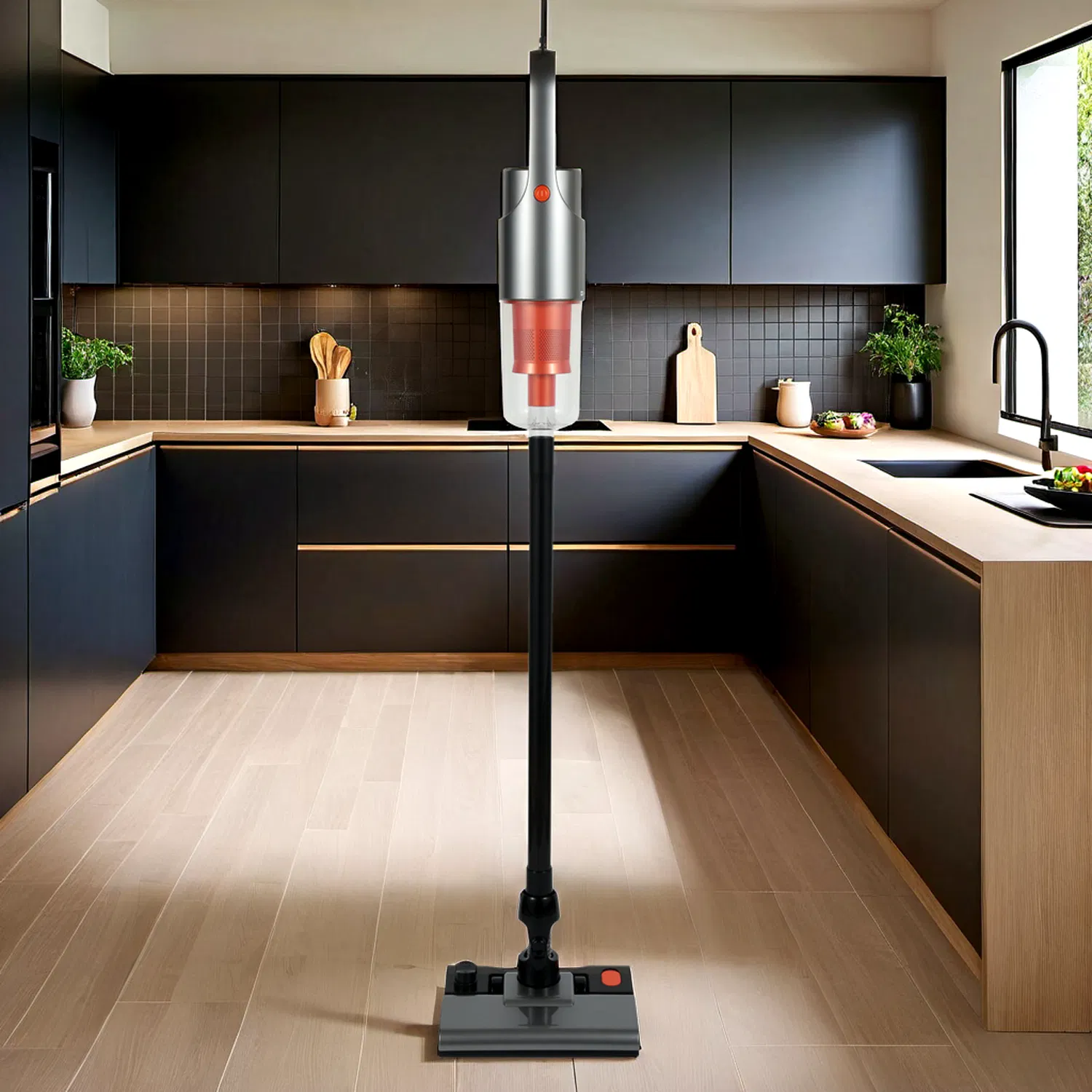 Versatile Cordless Vacuum Cleaner with Integrated Mop Function