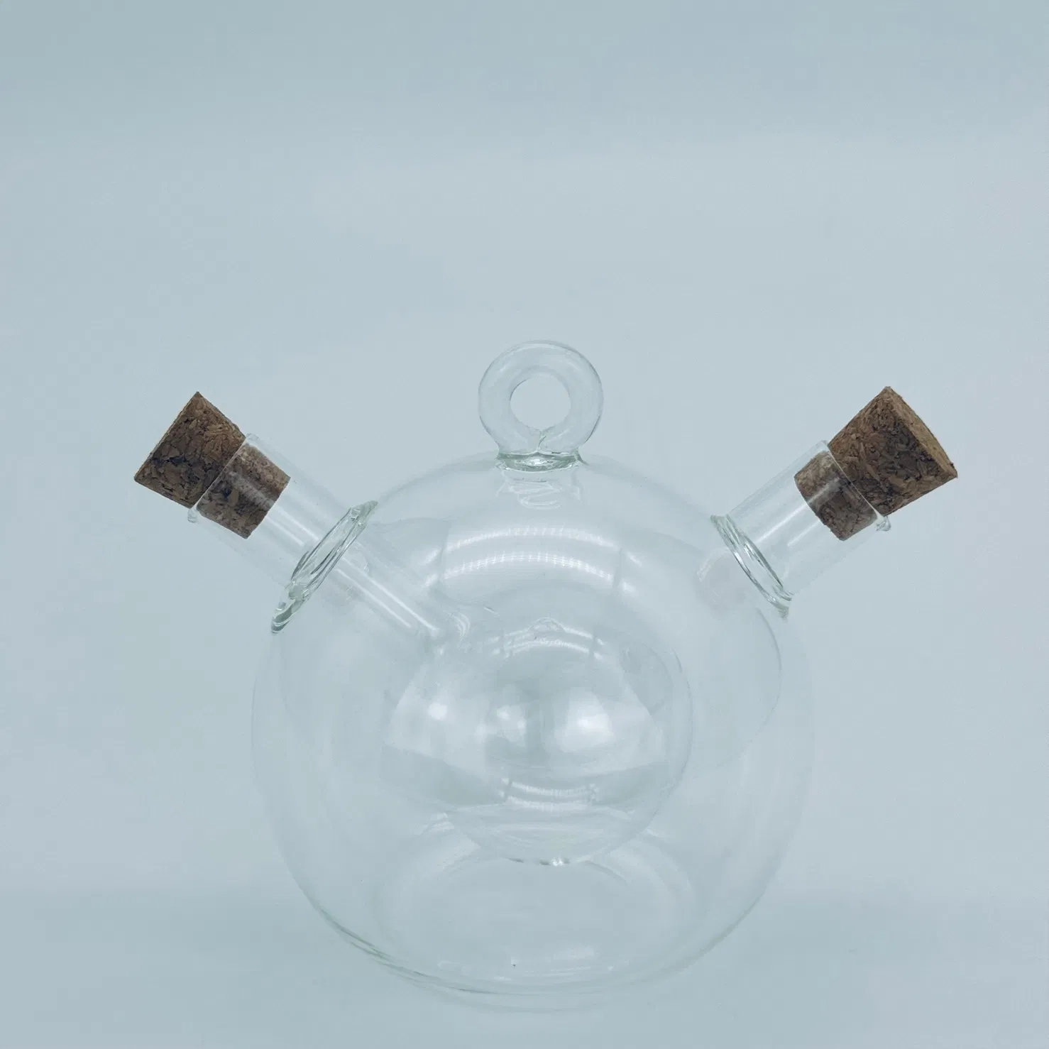 Elegant Glass Soy Sauce Bottle with Leak-Proof Cap for Kitchen Use