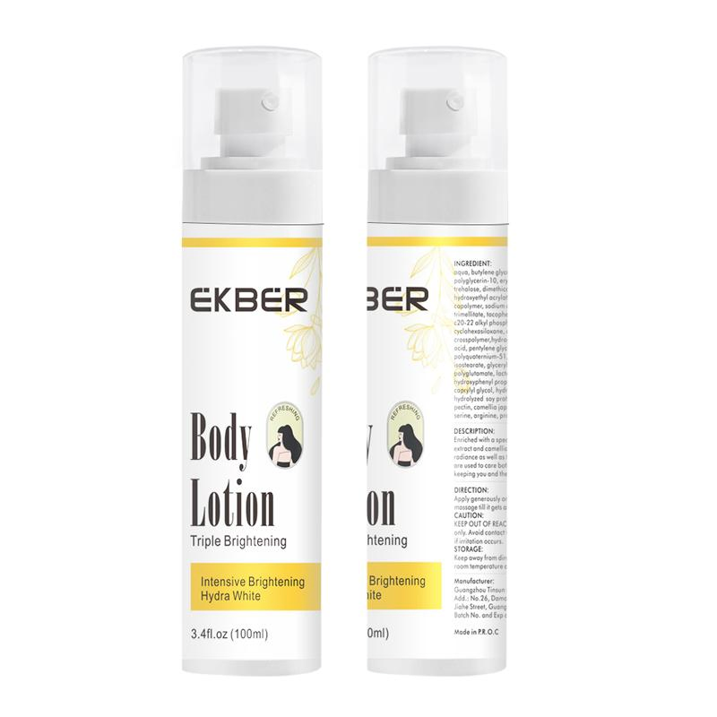Hot-Sale Products Body Skin Care Brightening Whitening Body Lotion Fragrance Herbal Orange Skin Moisturizing Cream