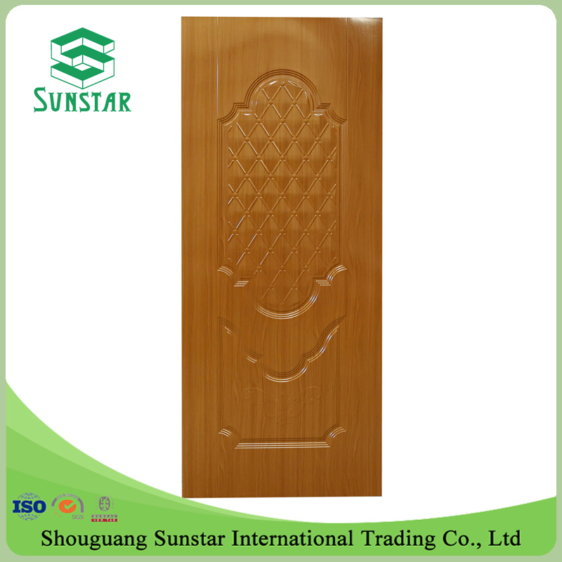 Melamine Laminate Moulded Door Skin Plywood for Interior Decoration