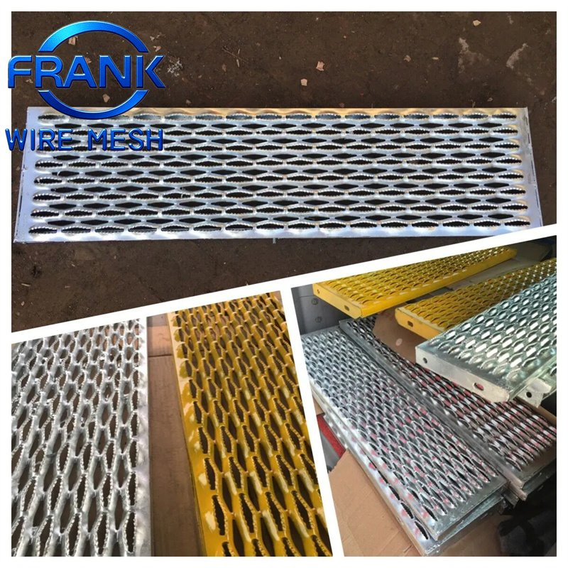 Aluminum Safety Grating with Crocodile Teeth Pattern - Anti-Skid Grip Strut for Walkways