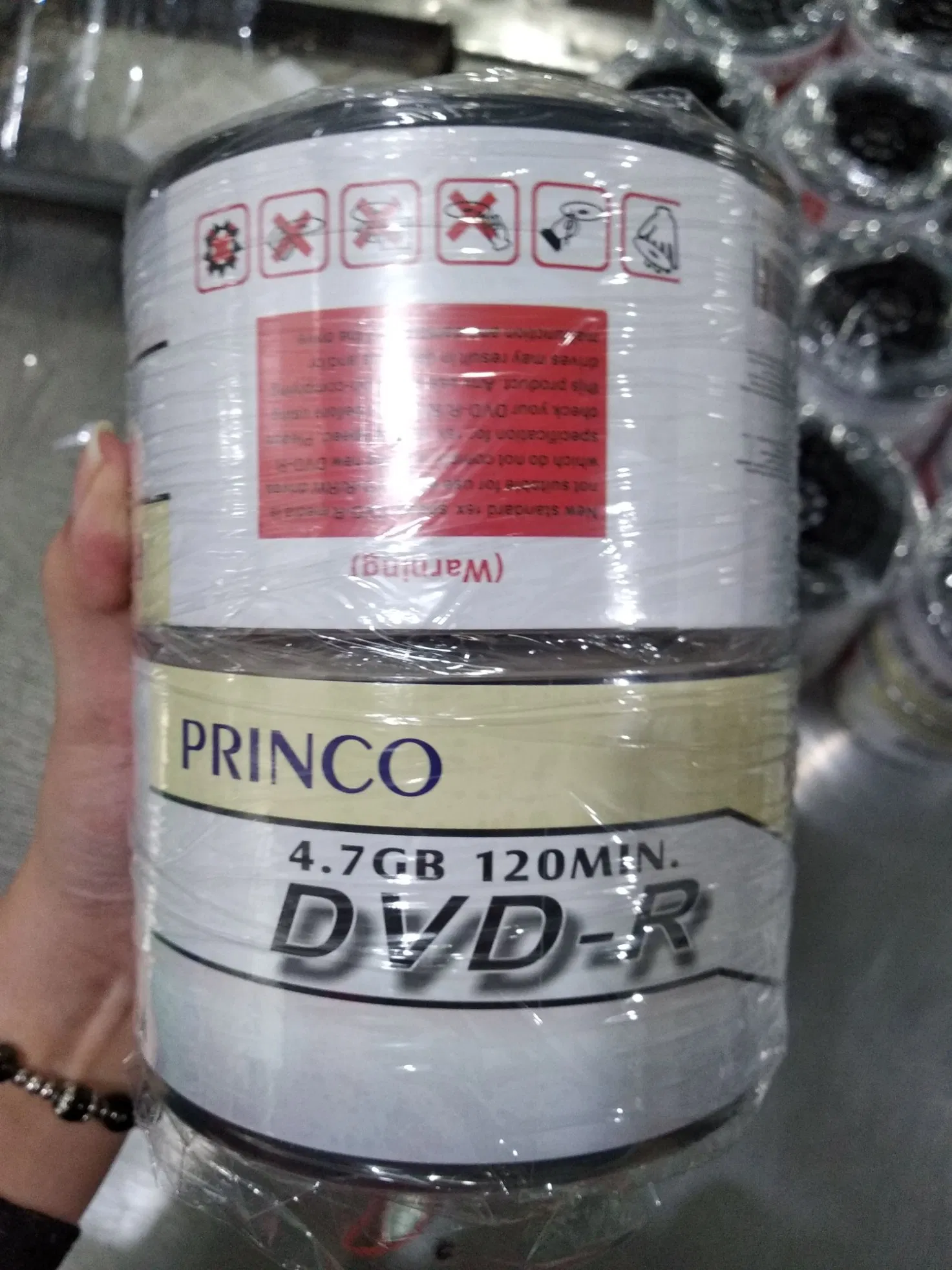 Чистые DVD-R диски для печати, 4.7 ГБ, 16x