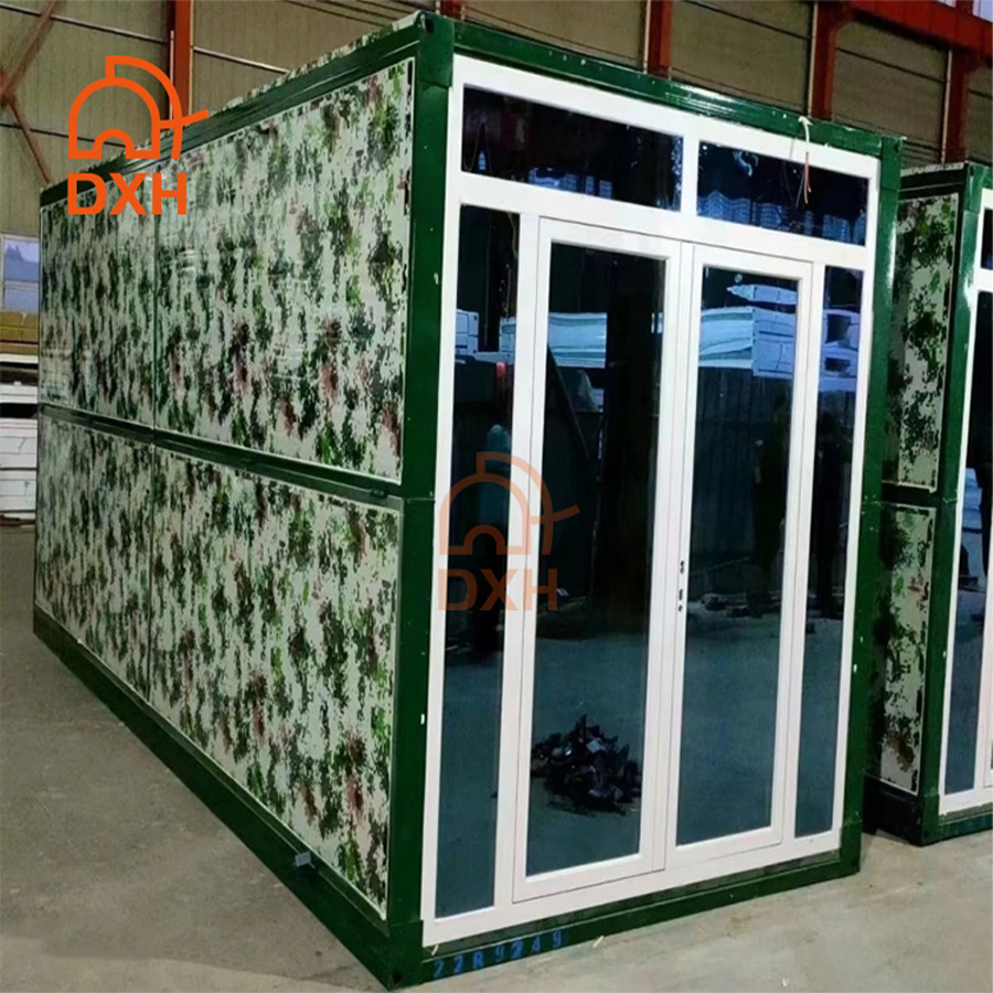 Customized Factory Prefab Home Prefab Foldable Office Dormitory Shcool Classroom Easily Installing Folding 20FT China Factory Prefab Foldable Container Houses