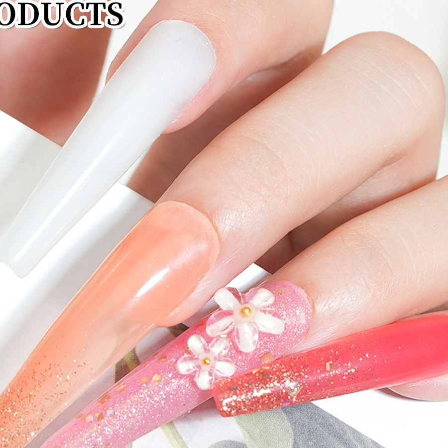 Solid Carving Shaping Nail Gel Polish No Paper Tray Non Sticky 18 Colors Bottle Nail Polish for Professional OEM ODM