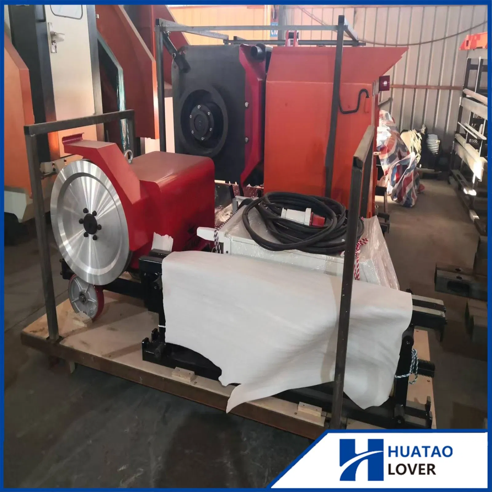 Алмазно-канатная пила для демонтажа зданий