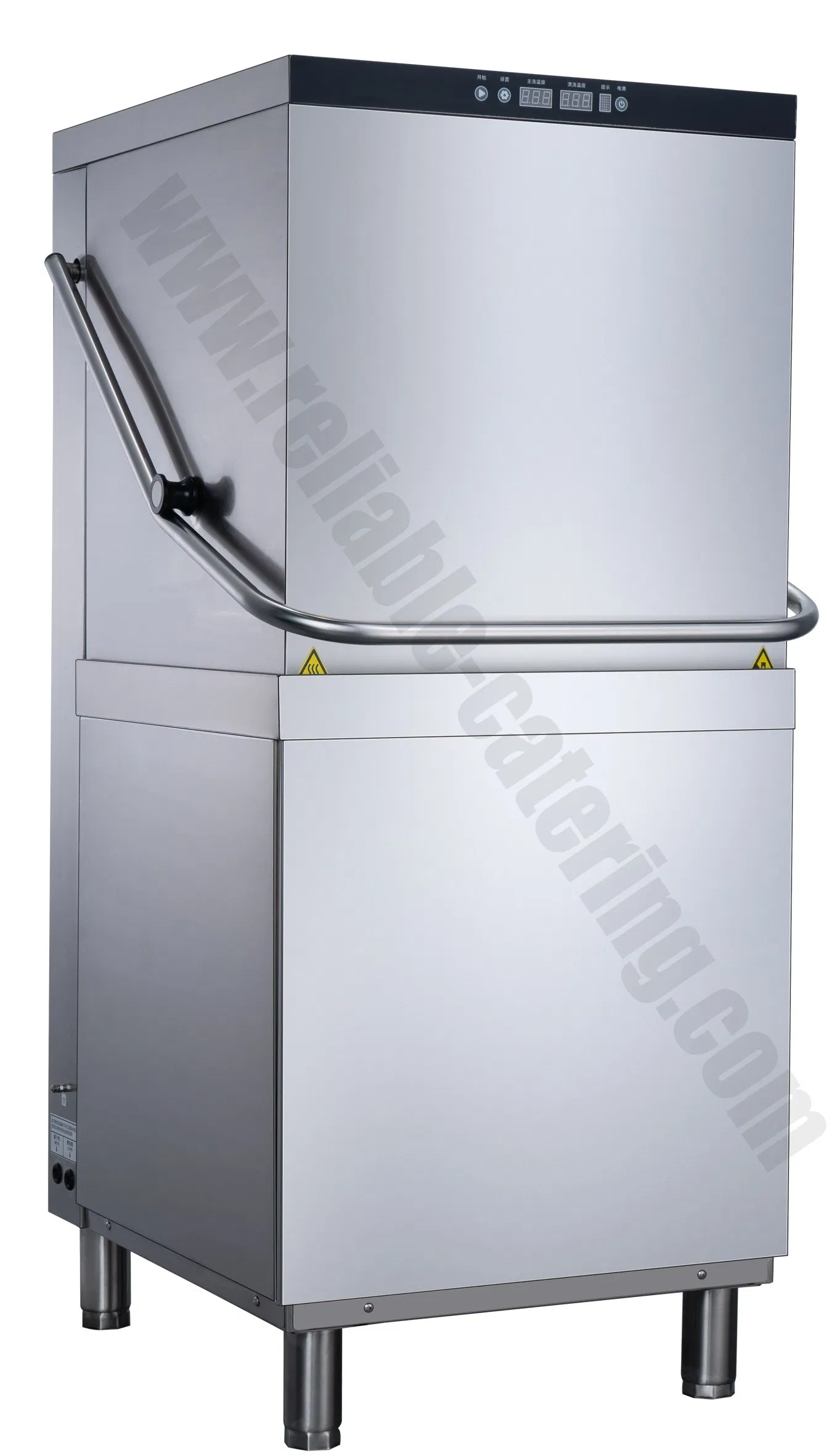 Compact Commercial Undercounter Dishwasher 60s Cycle & Low Noise Design for Bars/Small Restaurants