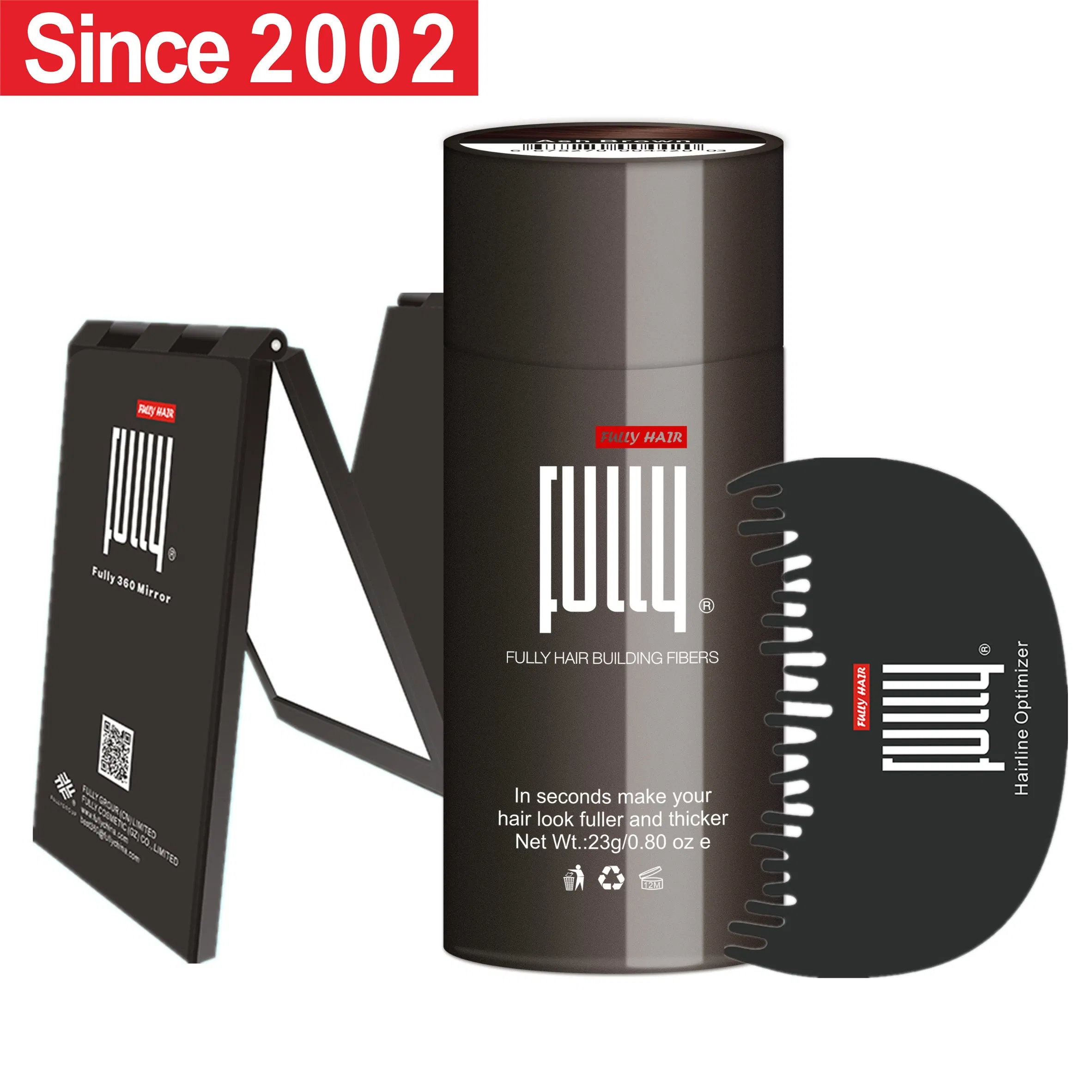 Пудра для волос Keratin Hair Building Fibers, 18 цветов