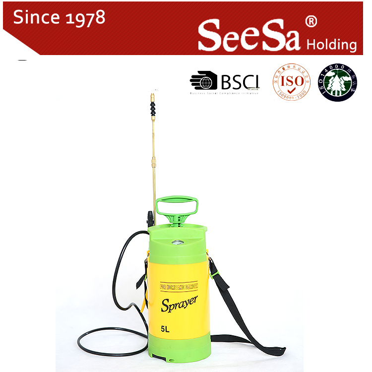 5L Garden Agricultural Household Shoulder Pressure Sprayer with Gauge (SX-CS5C-A)