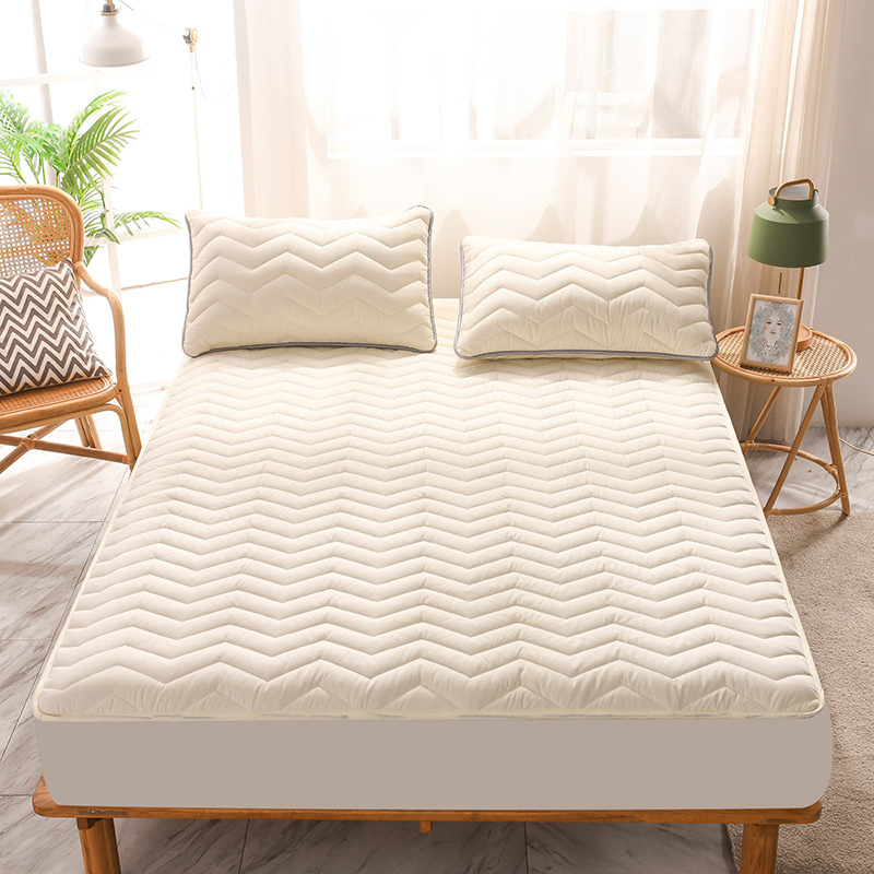 Anti Dust 90g Sanding Pad Comfortable Fitted Mattress Protector