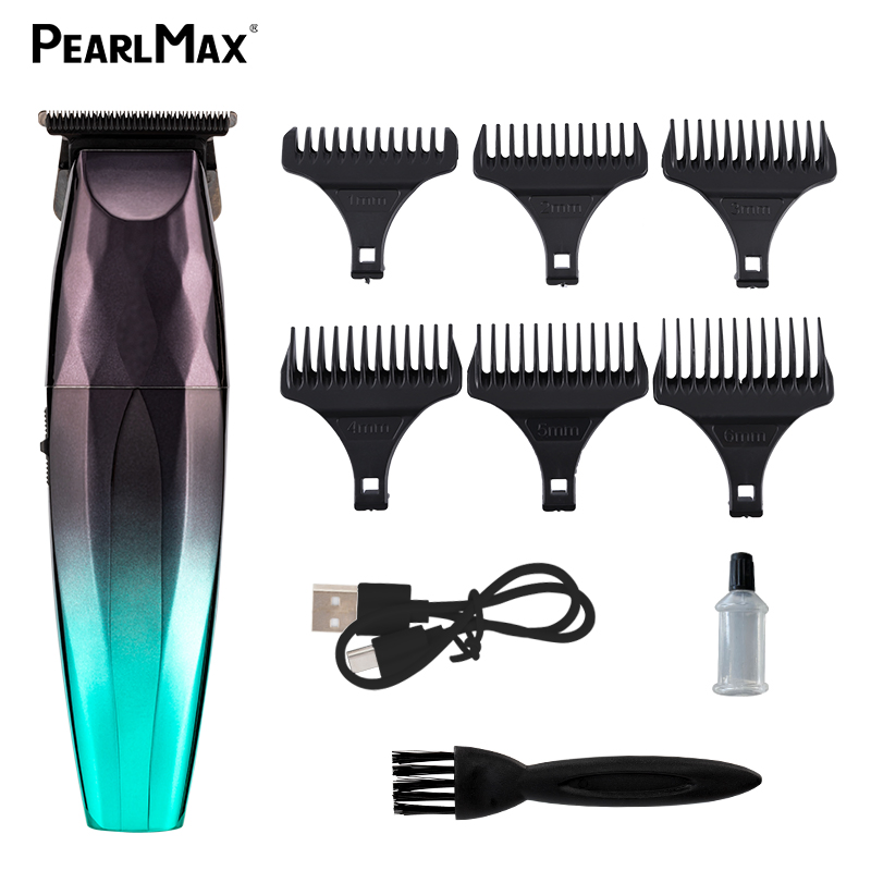 Rechargeable Low Noise Hair Trimmer Electric Cutting Adjustable Hair Clipper Set