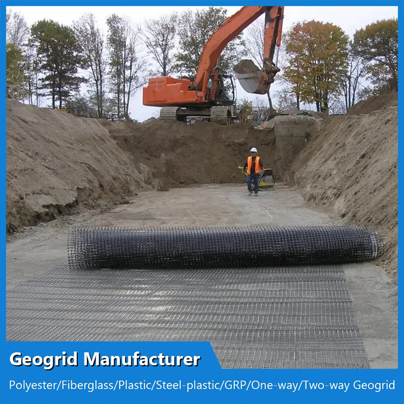 Customzied 70kn Polyester Pet Biaxial Geogrid Manufacturer for Dam and Roadbed/Slope Protection/Wall Reinforcement/Roadbed Bearing Capacity Improvement in Airfi