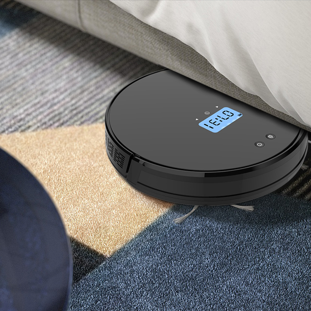 Powerful Suction 2000PA Wet and Dry Intelligent Gyro Robot Vacuum Cleaner