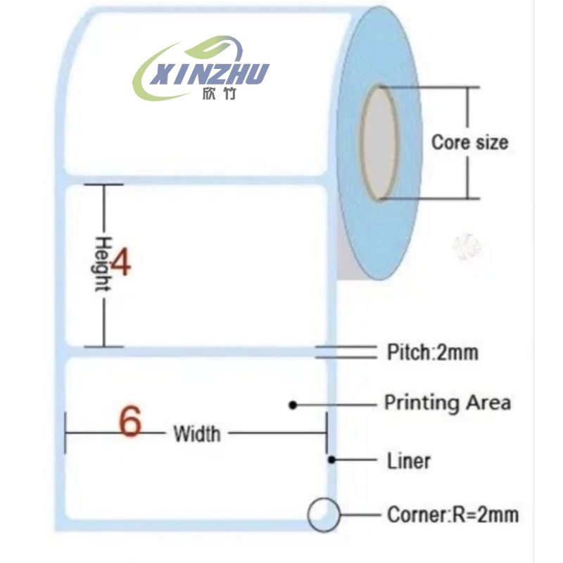 Quality Good Price Direct Thermal 4*6 Lables Roll Adhesive Shipping Label Sticker