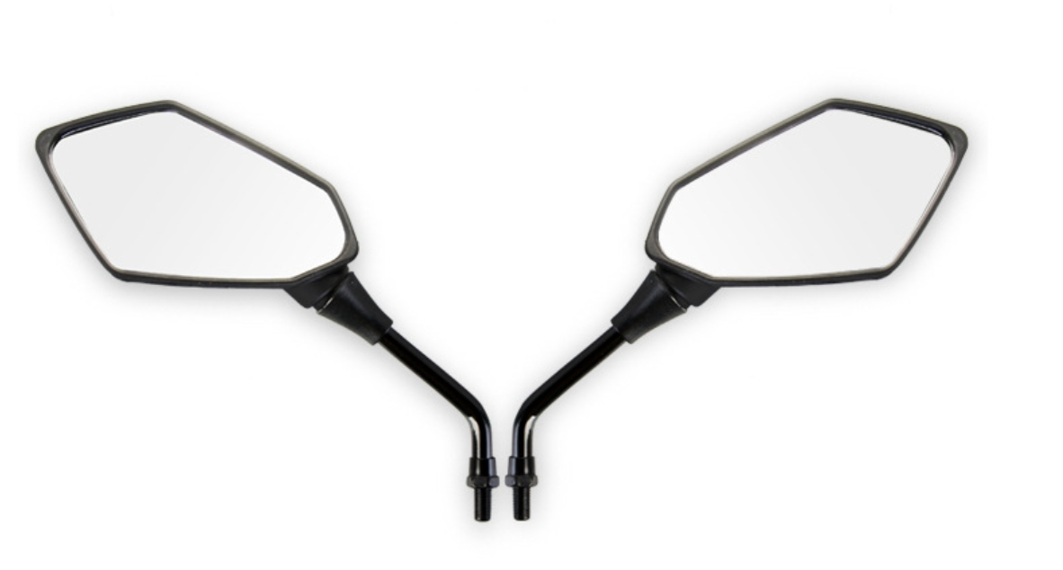 Классическое зеркало заднего вида для мотоцикла с маркировкой Emark/ECE