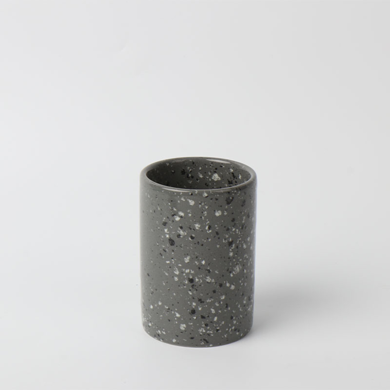 Rustic Decor Single Ceramic Cup Teen Bathroom Vanity Style Bathroom Accessories