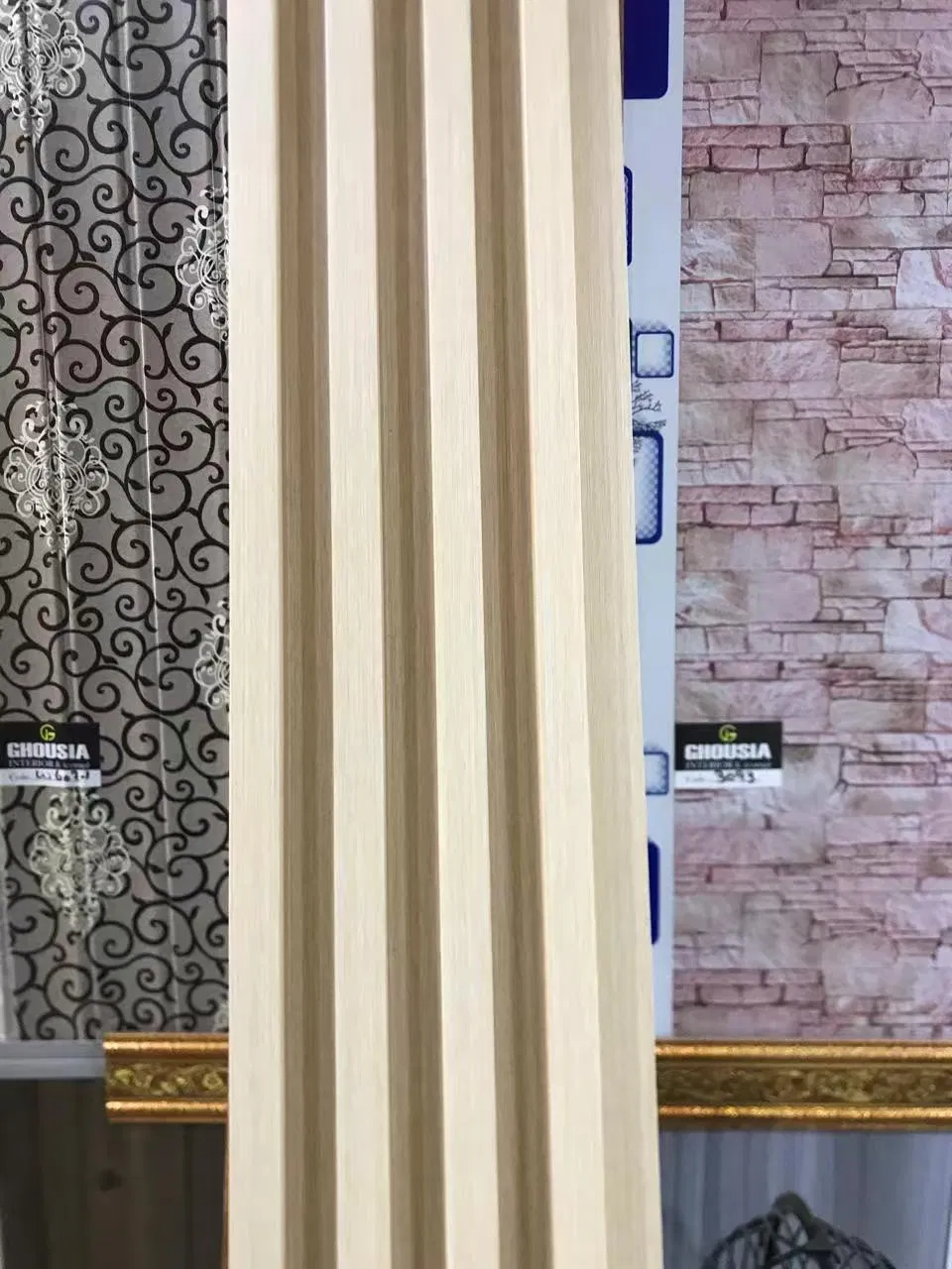 interior WPC wall panel wood plastic composite wall cladding decorative material indoor use