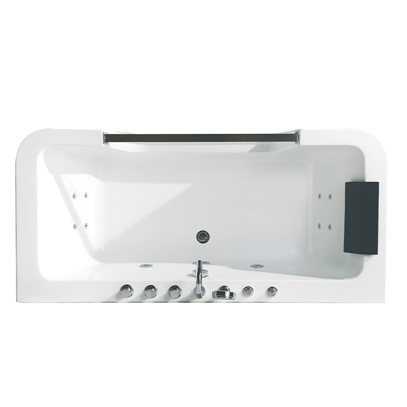 Factory Direct Charming Price Acrylic Bathroom Freestanding Soaking Bathtub with Faucet