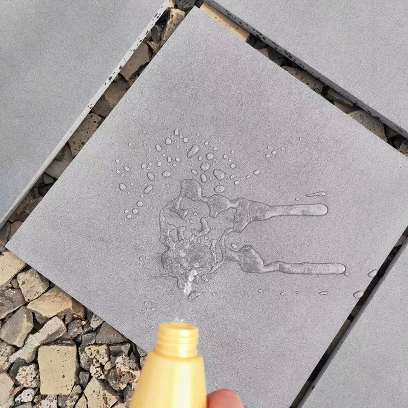 Honed/Rough Volcanic Stone Waterproof Landscaping Garden Paving Stone Black Grey Andesite Tile