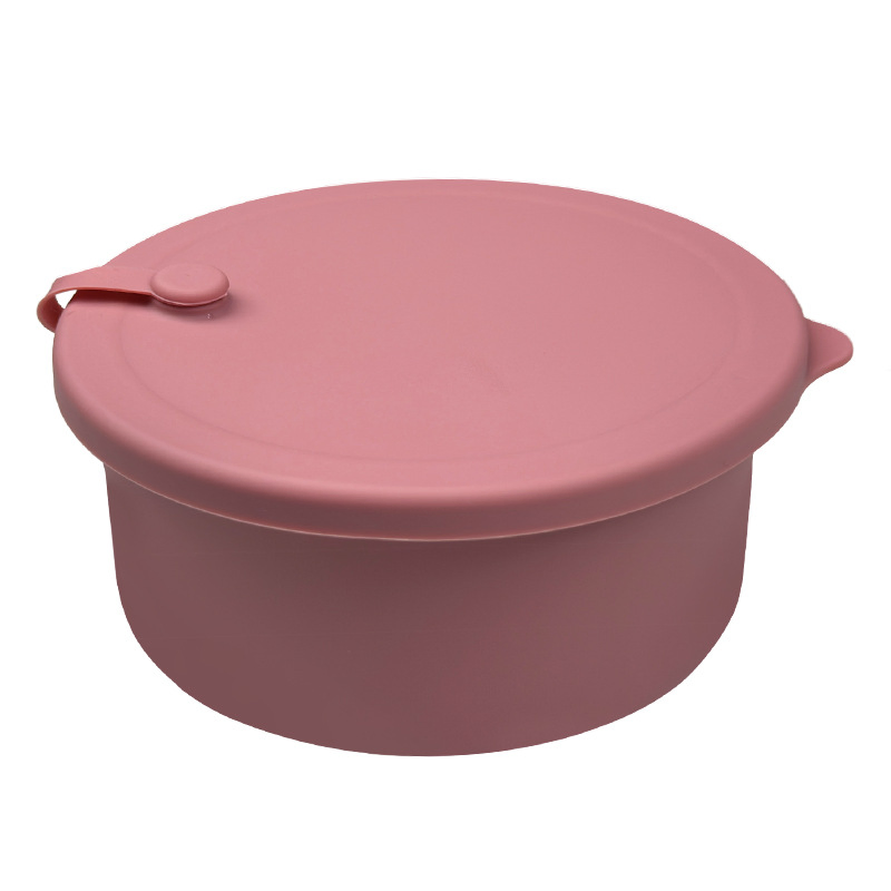 Customized Food-Grade Silicone Lunch Box, Silicone Bento Box, Microwaveable Lunch Box