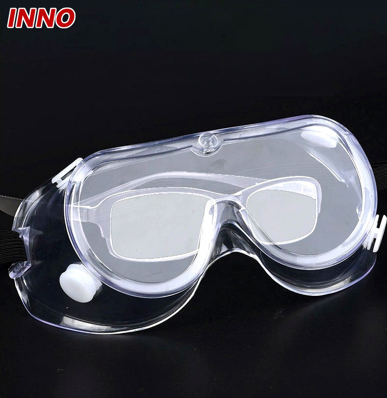Inno-Aj003 Manufacturer Direct Selling Anti Fog PVC/TPU Soft Frame Polycarbonate Lens Fully Protection Goggles Eco-Friendly