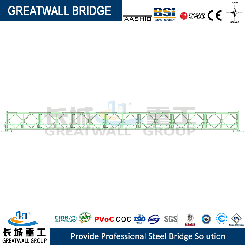 Small Steel Structure Bridge Bailey Type of Movable and Prefabricated New Material ODM