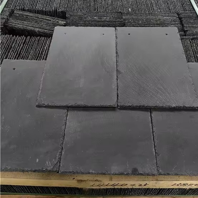 Natural Stone Building Materials Black Roofing Tiles for Roof/ Wall Cladding