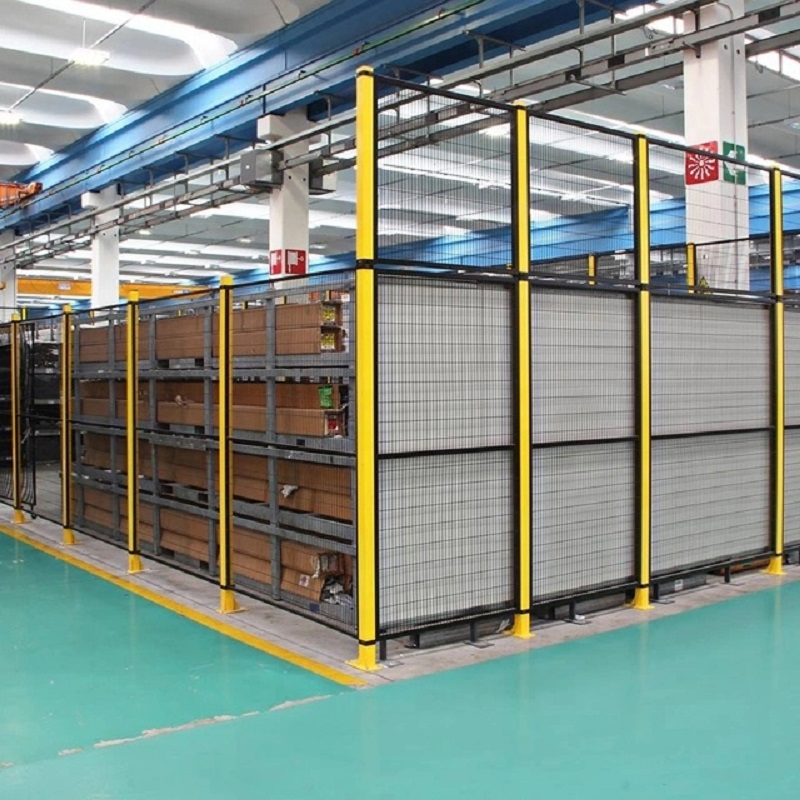 Blue Clock Picket Welded Fence