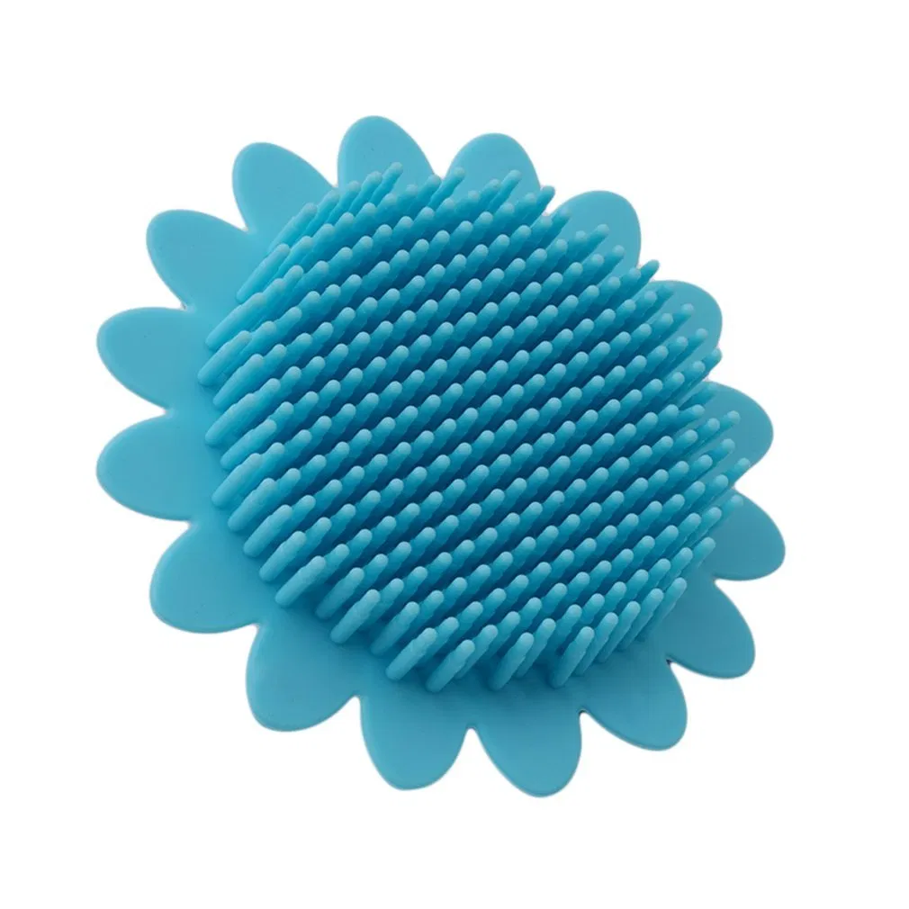Силиконовая щетка в форме подсолнуха с ручкой