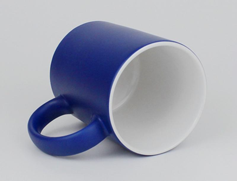 Customized Logo Col. Changing Coffee Tumblers Sublimation Ceramic Porcelain Mug