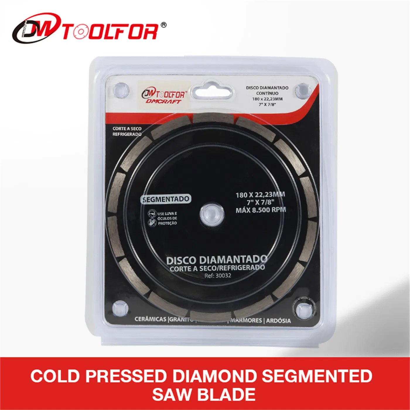 Professional 110mm Cold Pressed Segmented Diamond Saw Blade for Cutting Blocks