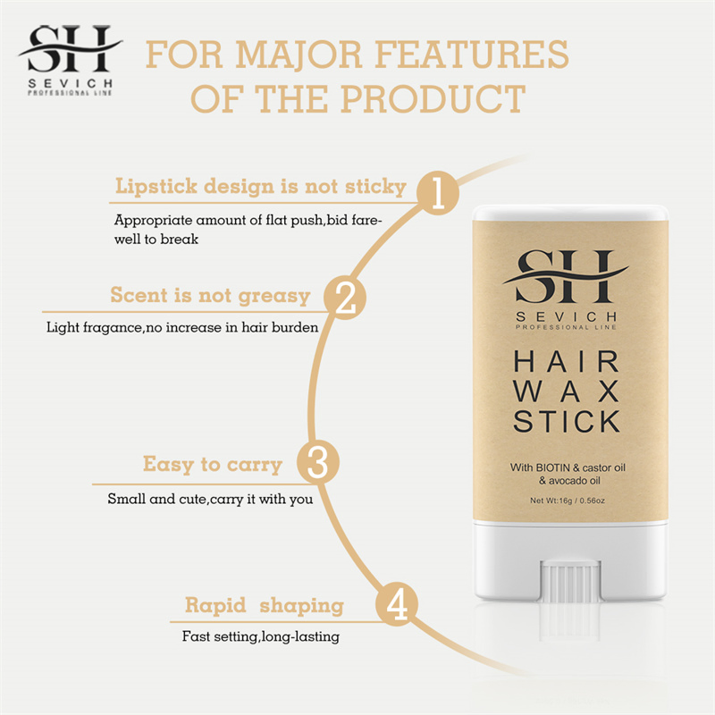 Hair Styling Wax Stick Non Greasy Smooth Wax Hair Stick for Hair