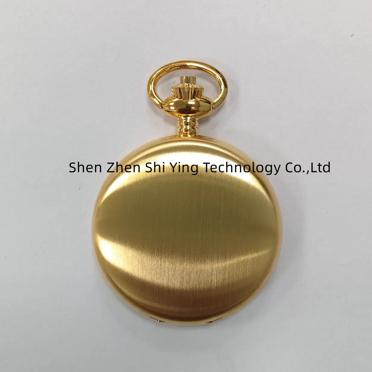 Best Gift Watches Men Brass Quartz Pocket Watch with Chain (Gold-Tone Satin Finish)