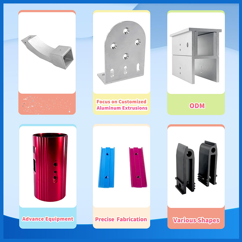 Алюминиевый профиль экструдированный для строительства