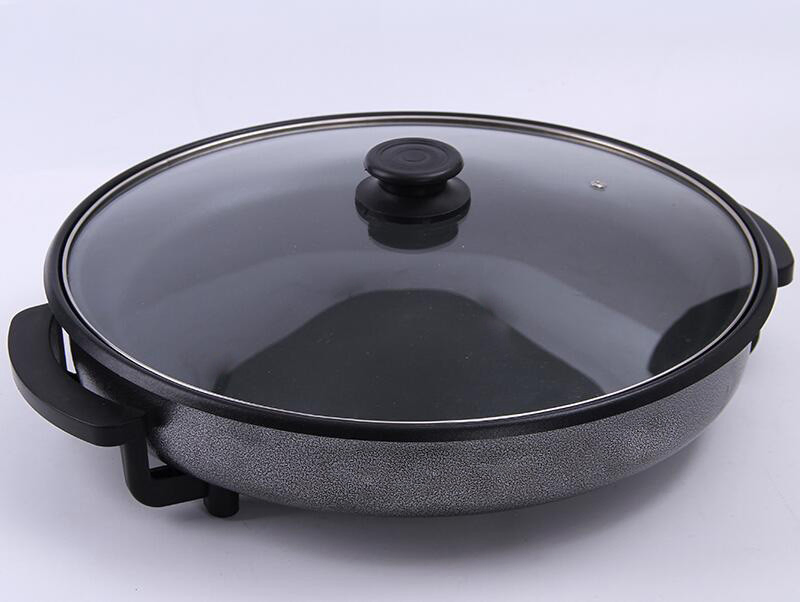Large Size 42cm Electric Frying Pan Electric Frying Pan Pizza Pot