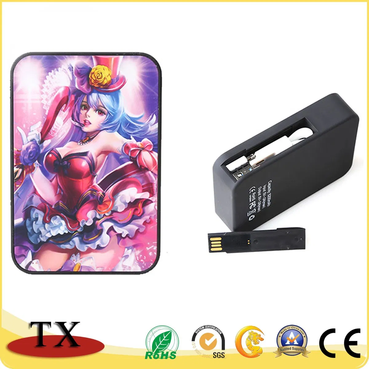 Портативный Power Bank 5200 мАч с дисплеем