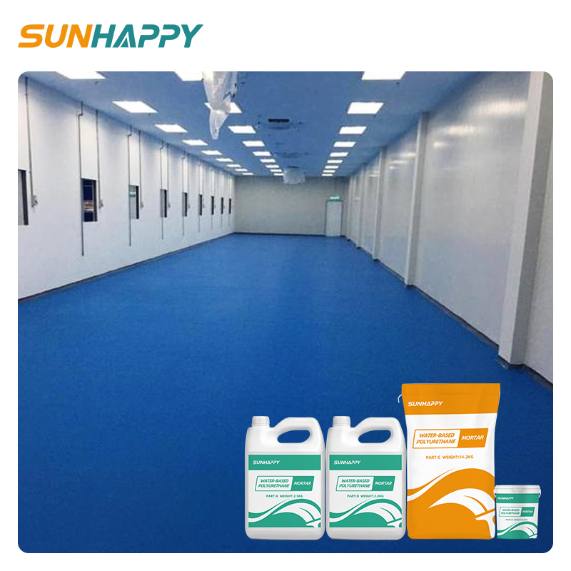 Excellent Waterborne PU Mortar Concrete Waterproof Coating Paint Water-Based Self-Leveling Polyurethane Mortar