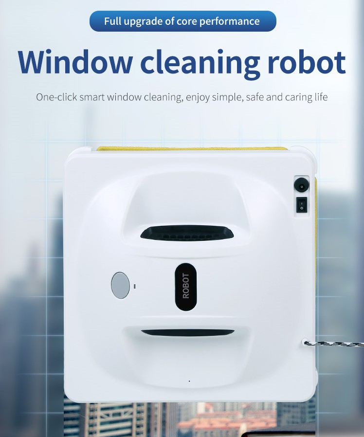 Smart Ultrasonic Window Cleaning Robot for Effortless Shine