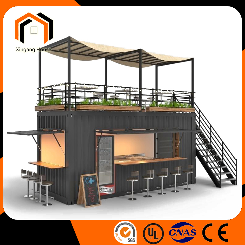 Prefabricated House Factory Price Basic Customization Wooden Building Shipping Container Shop Portable Mobile Modular Prefab Shipping Container Homes