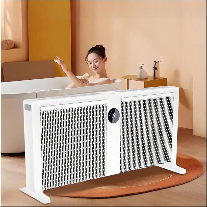Compact Electric Wall-Mounted Fan Heater for Room Home Appliance, Wholesale Electric Portable Infrared Heating Heater